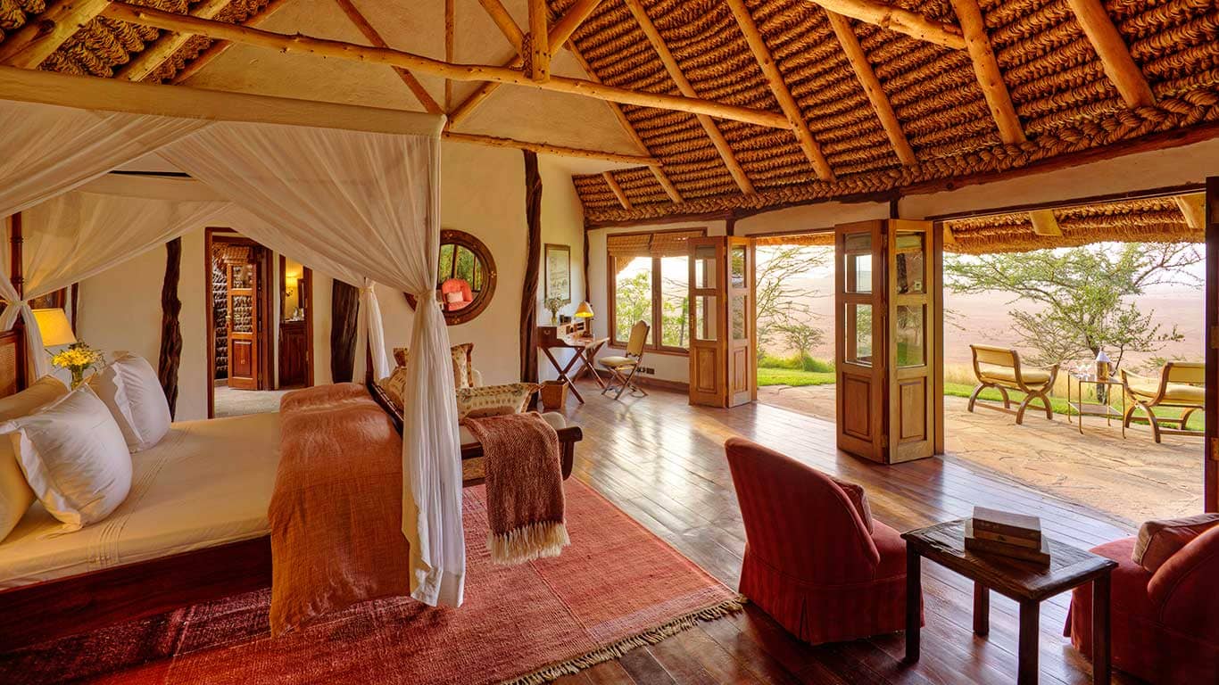 A luxury Suite at Kifaru House