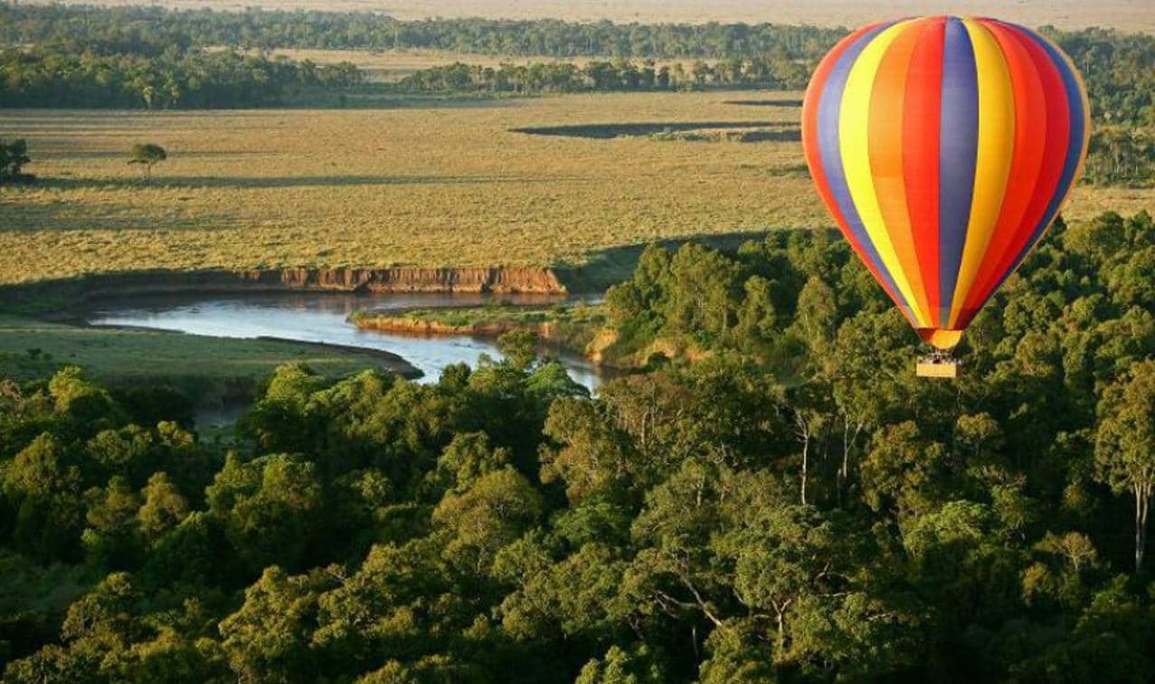 hot air balloon safaris in Masai Mara