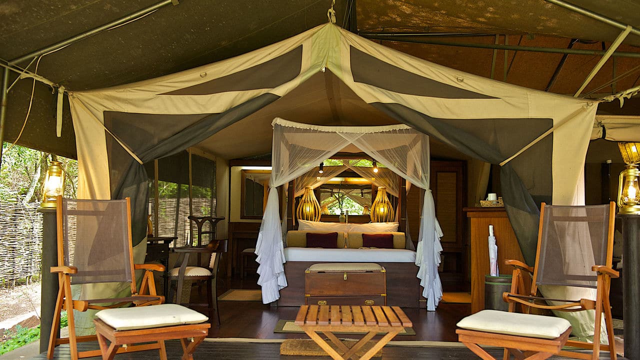 Mara intrepids Luxury tent accommodation