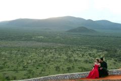 Samburu-wedding-landscape-with-bride-and-grooms