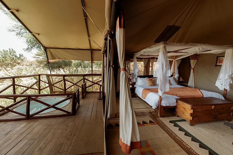 accommodation at Elephant Bedroom camp
