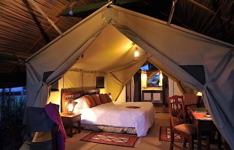 A Standard Tent at Sweetwaters Serena camp